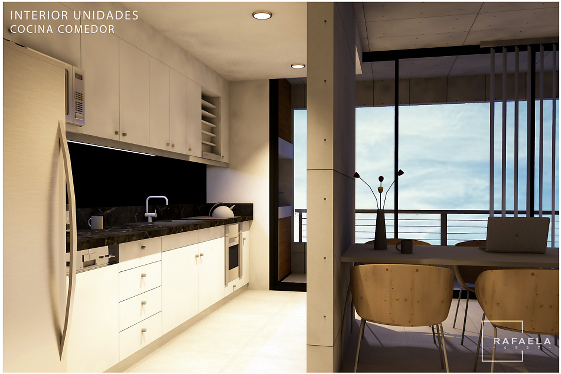 Rafaela - Interior cocina comedor