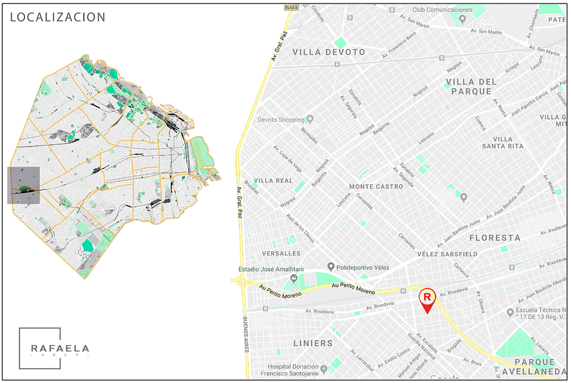 Rafaela - Localización